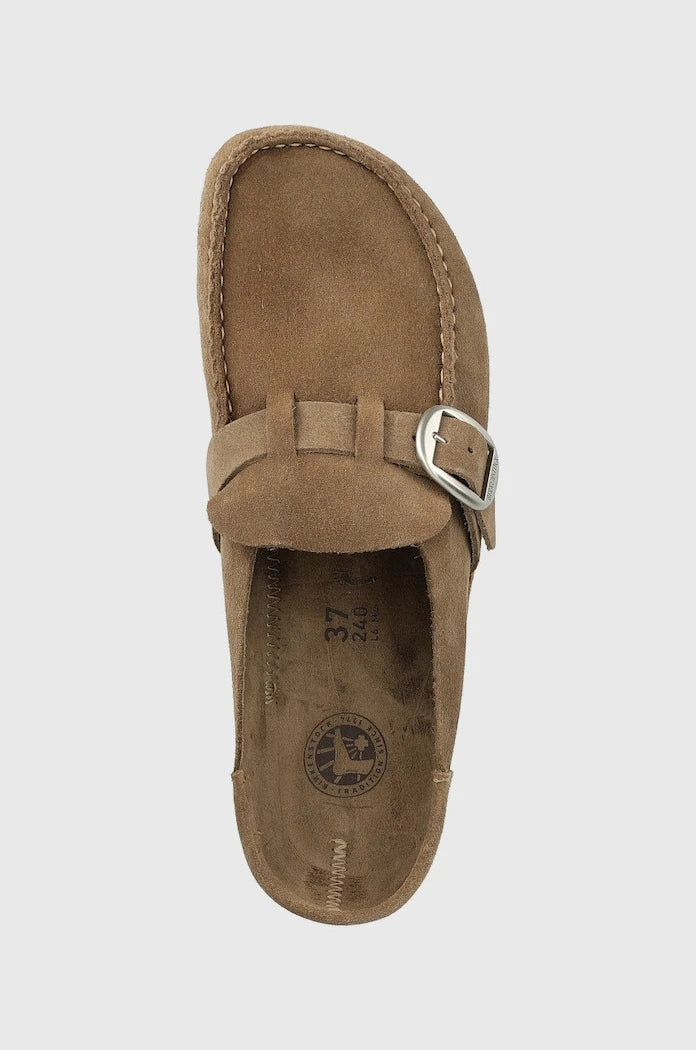 Велурени чехли Birkenstock Buckley