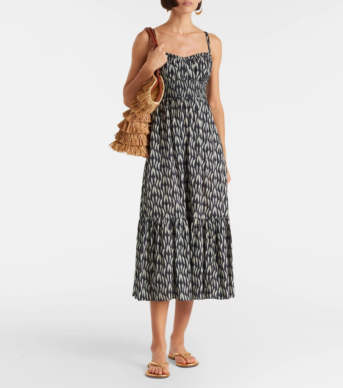 Ulla Johnson - Nadine printed cotton-blend midi dress