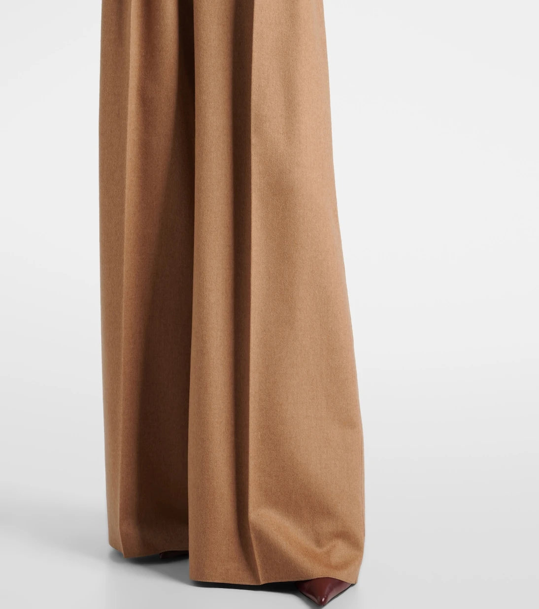 Max Mara - Ori pleated camel hair wide-leg pants