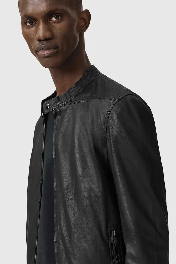 AllSaints яке мъжко кожено COLT