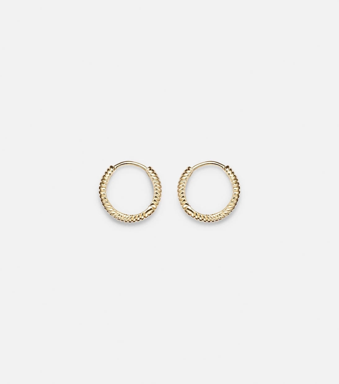 Stone and Strand - Freddie 14kt gold huggie earrings