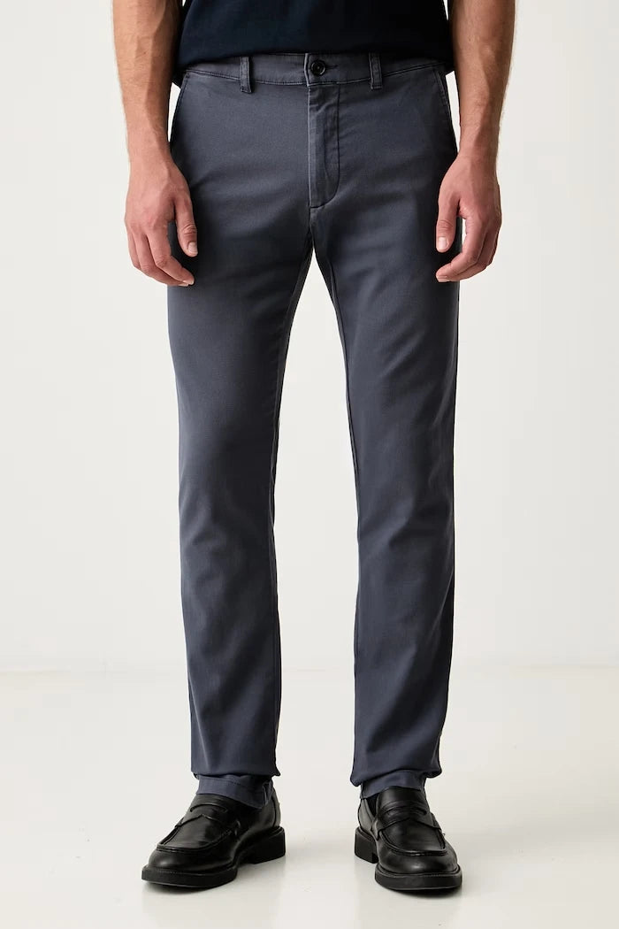 BOSS Orange erkek pamuk elastan chino pantolon Chino-Slim-2