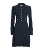Veronica Beard Navy Ribbed Lauper Mini Dress
