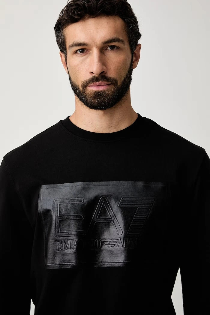 EA7 Emporio Armani erkek pamuklu sweatshirt