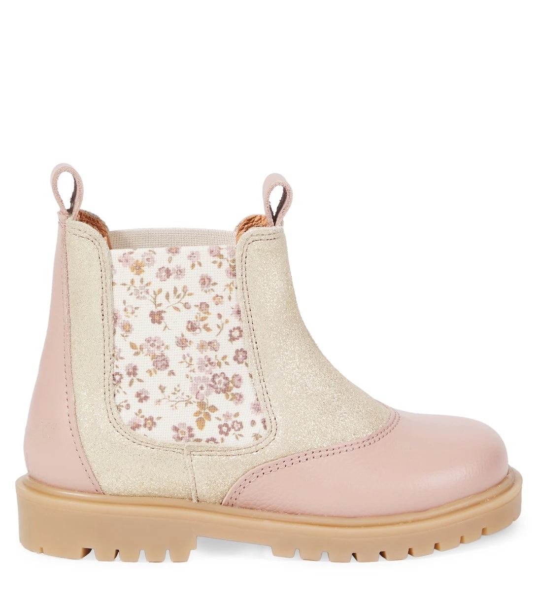 Wheat - Kana floral leather Chelsea boots