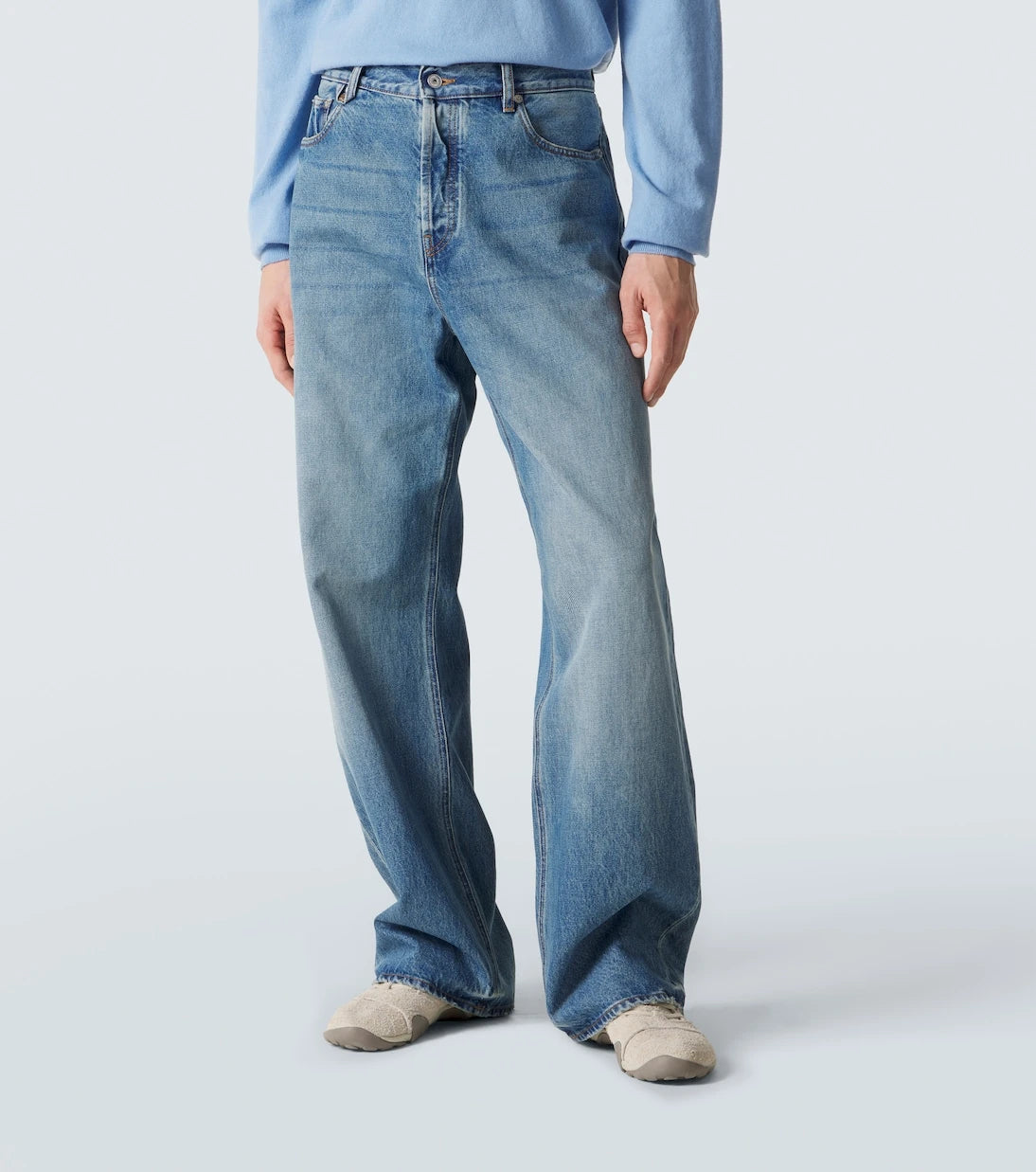 Jacquemus - Soluk düz kesim jean