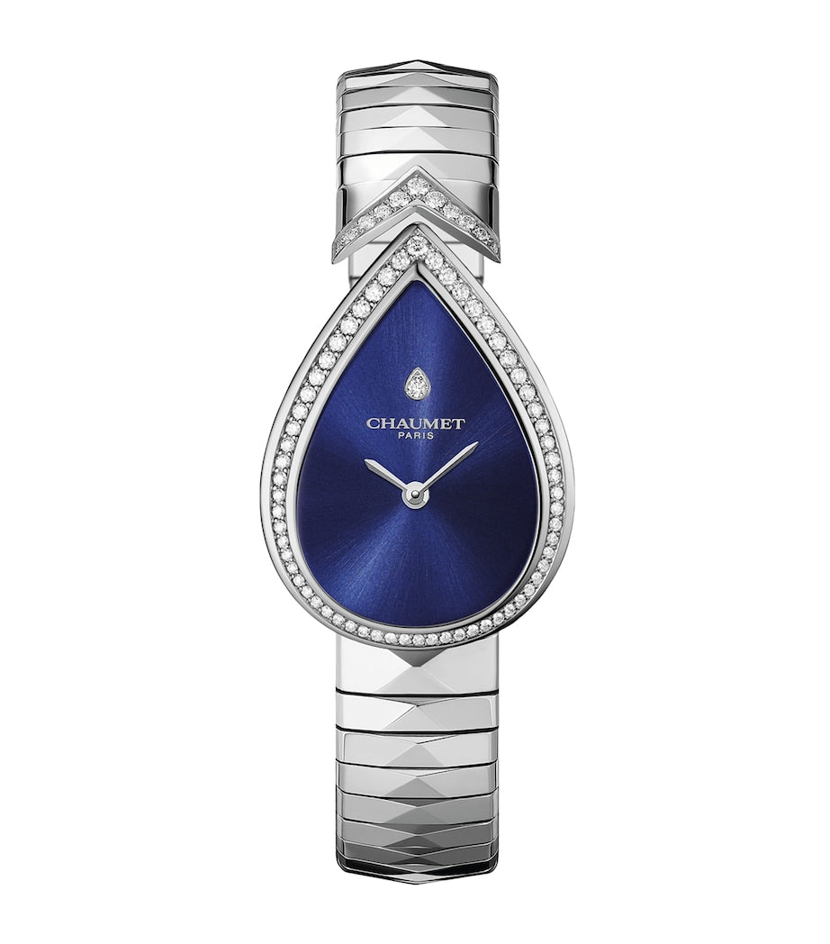 Stainless Steel and Diamond Joséphine Aigrette Watch (20.2mm)