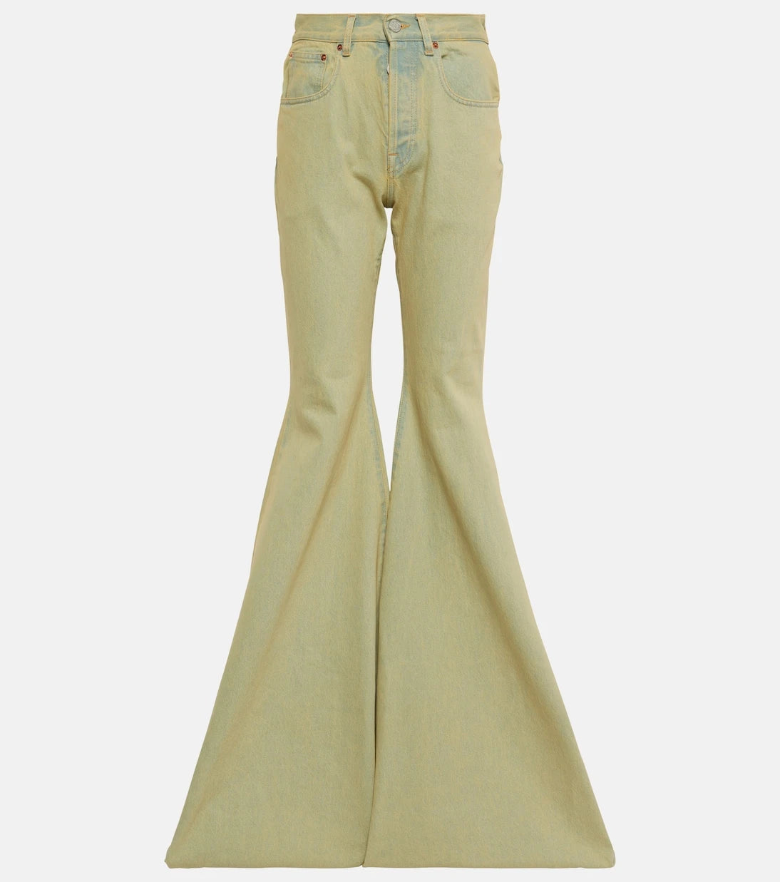 Vetements - High-rise flared jeans