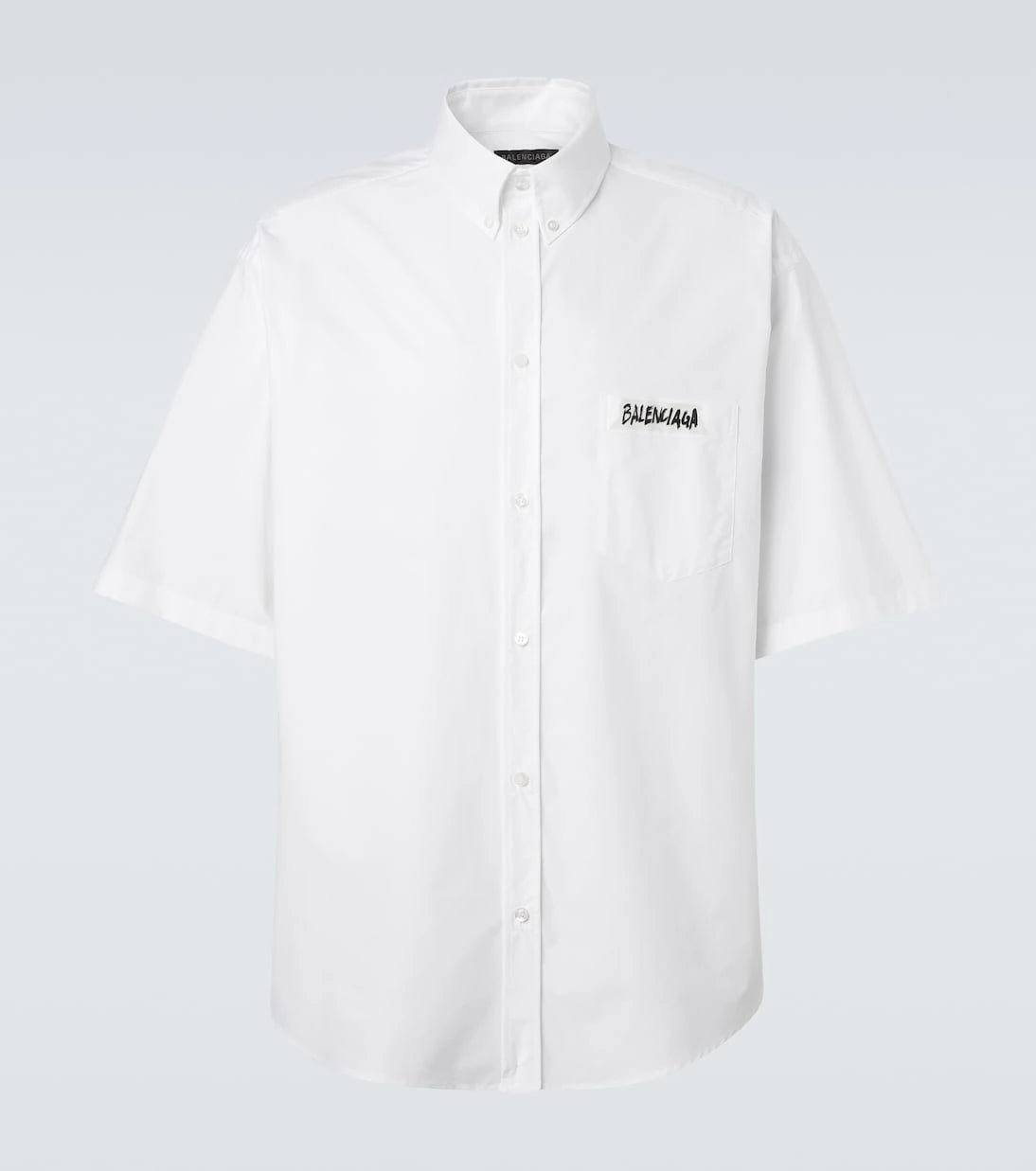 Balenciaga - Masking Tape cotton poplin shirt