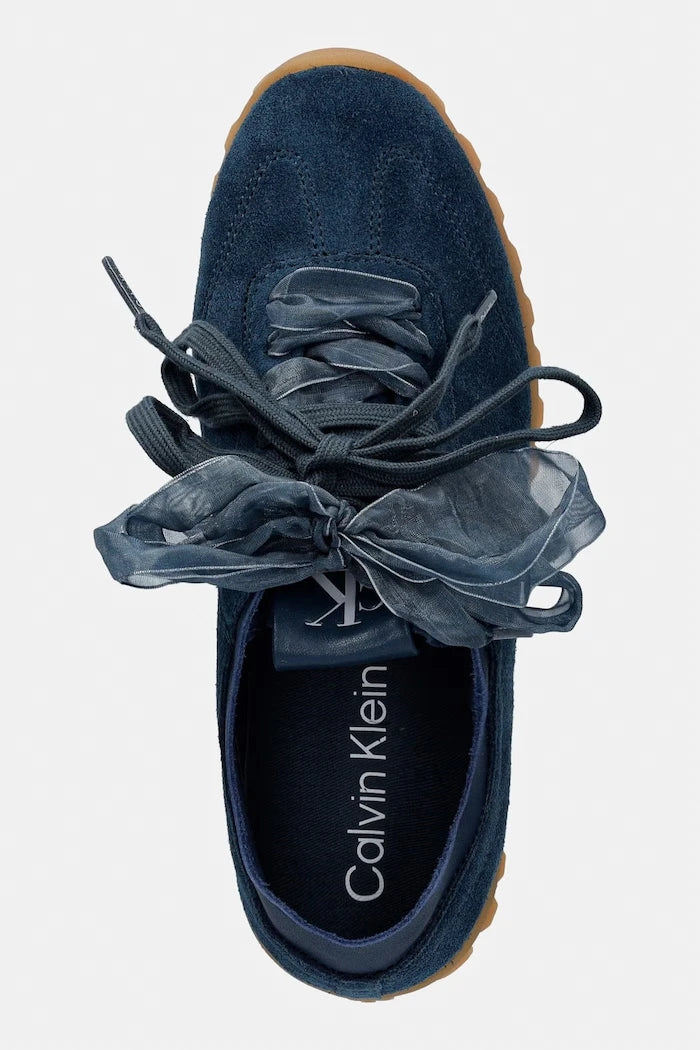 Calvin Klein LOW PROFILE RUN MG SUE DB LACES kadın spor ayakkabı