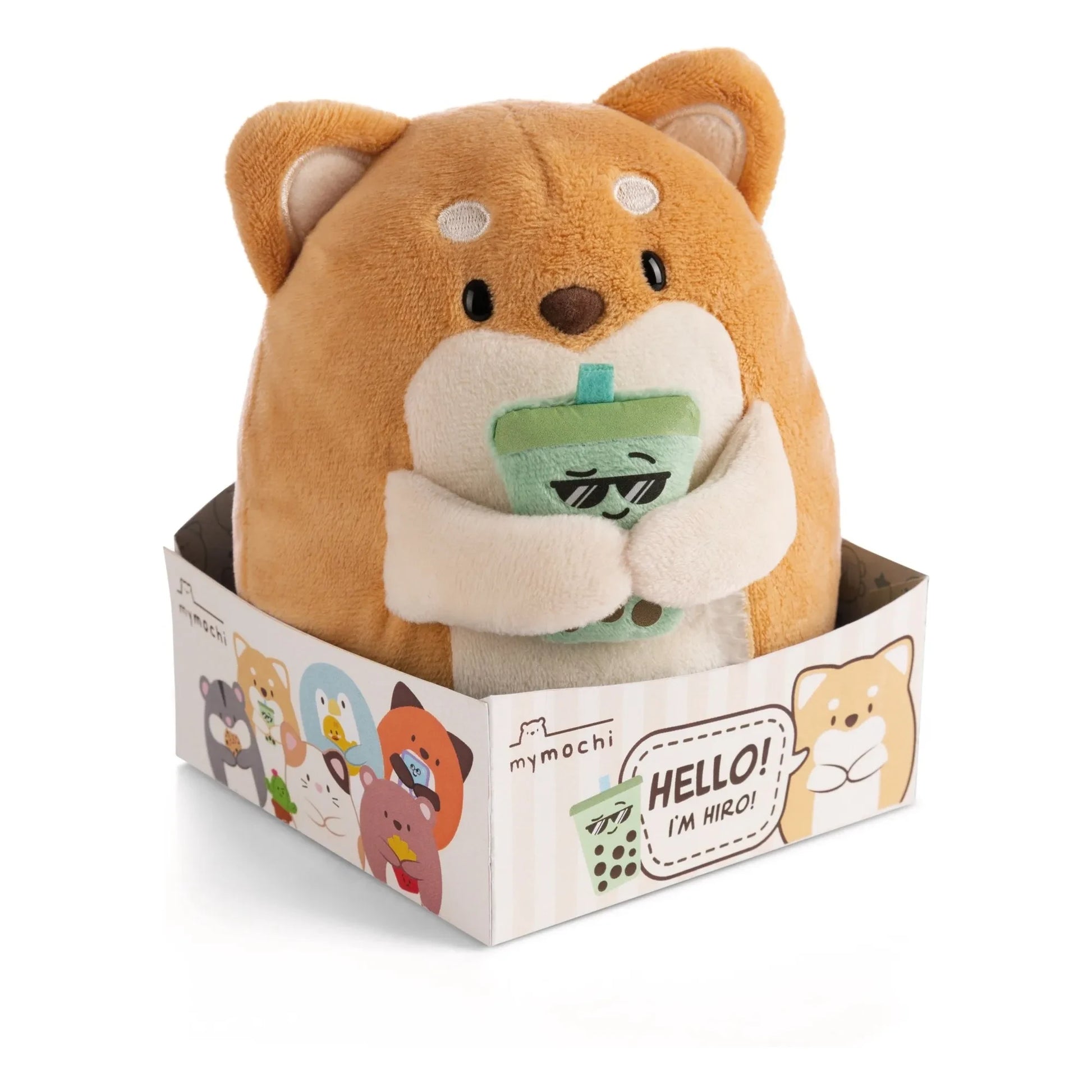 Nici - Hiro plush dog | Light brown