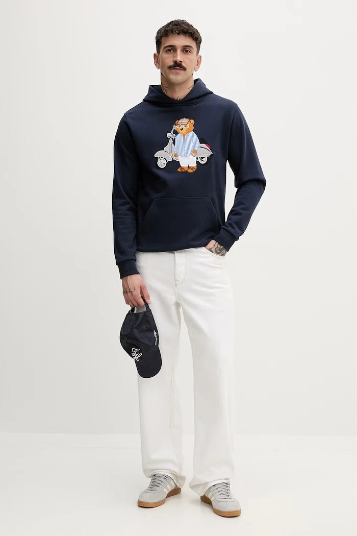 Baron Filou pamuklu kapüşonlu sweatshirt Filou CLXXI