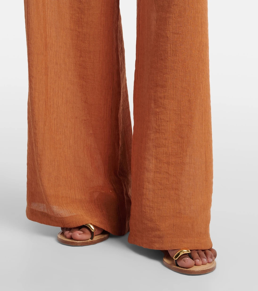 Jade Swim - Mika seersucker wide-leg pants