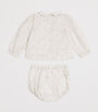 Marie-Chantal Cotton Athena Bonnie Blouse and Bloomers Set (3-18 Months)