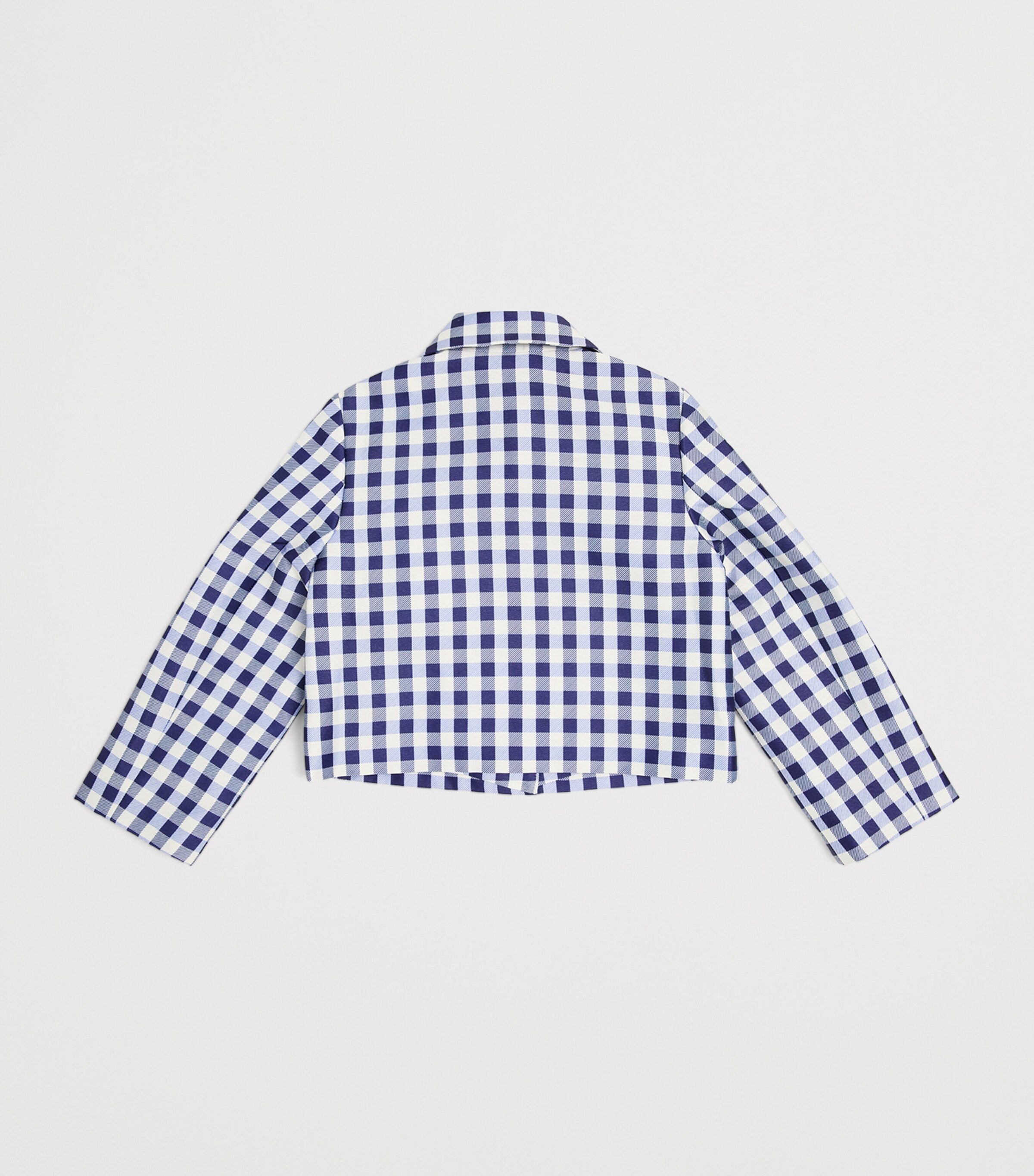 Self-Portrait Kids Taffeta Gingham Jacket (3-12 Years)