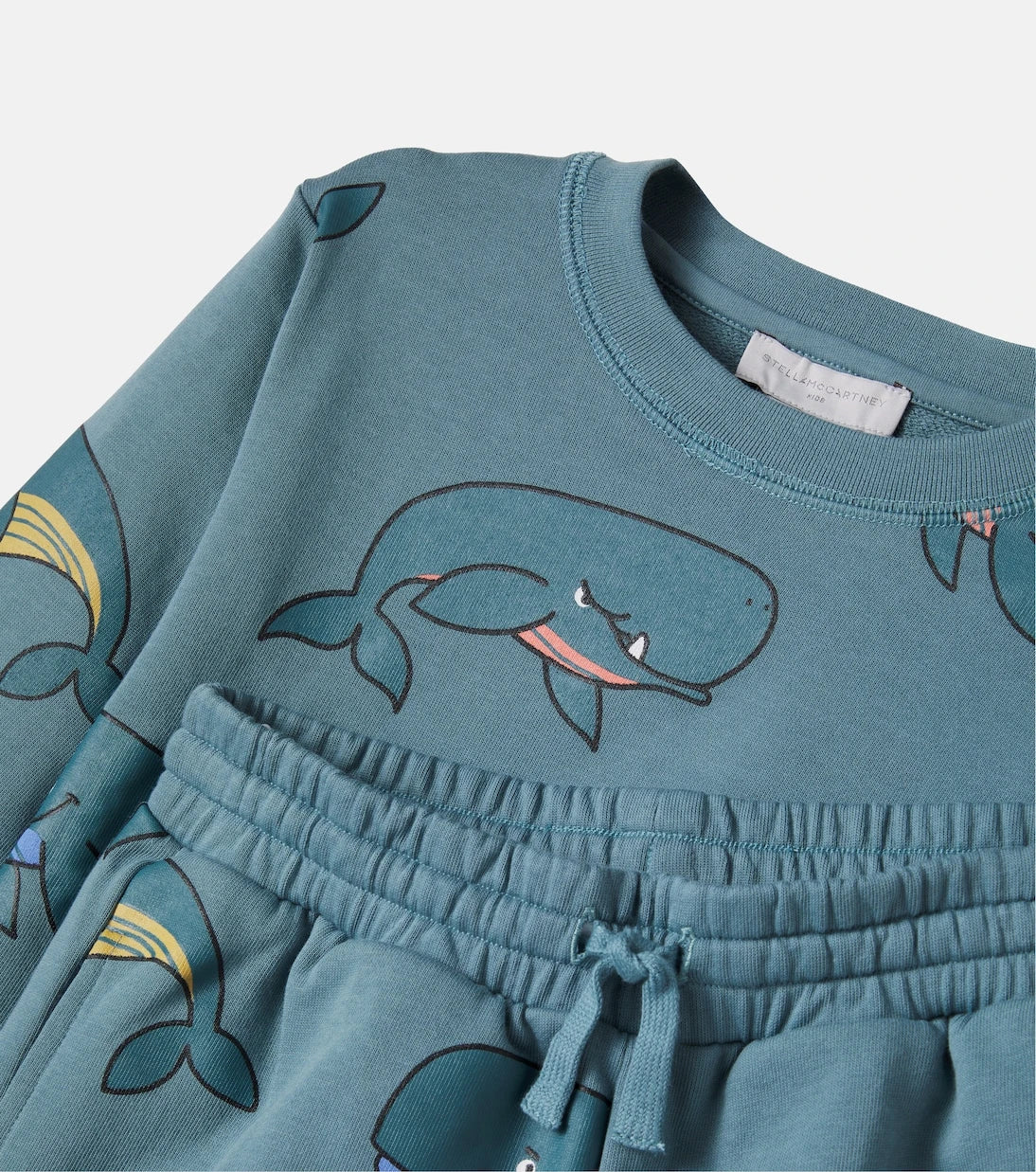 Stella McCartney Kids - Printed cotton sweatshirt and shorts set