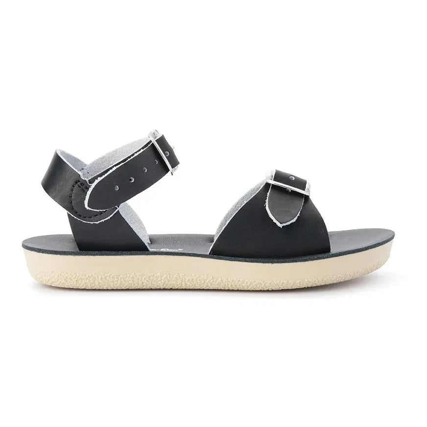 Salt-Water - Surfer Waterproof Leather Sandals | Black
