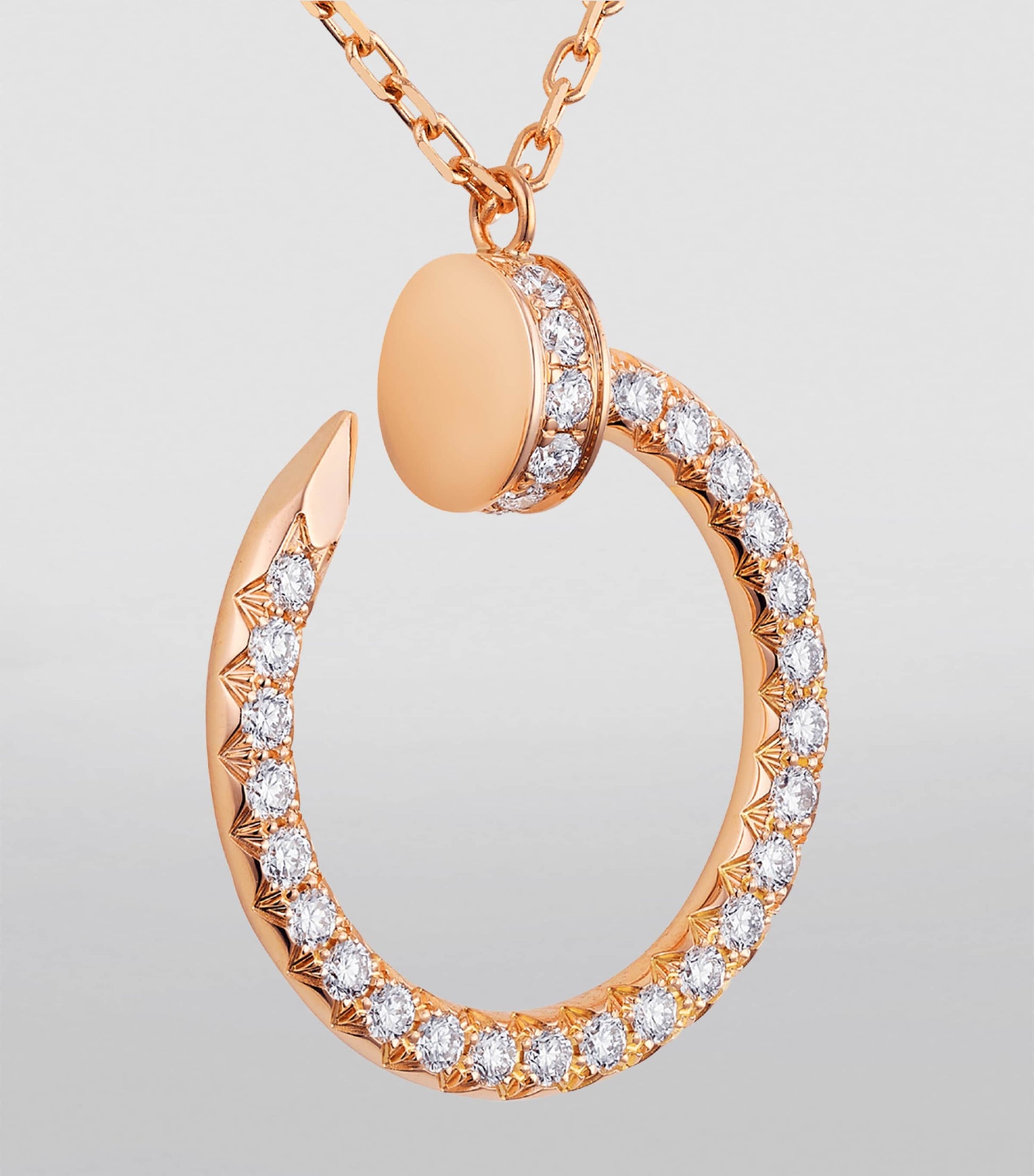 Rose Gold and Diamond Juste un Clou Necklace