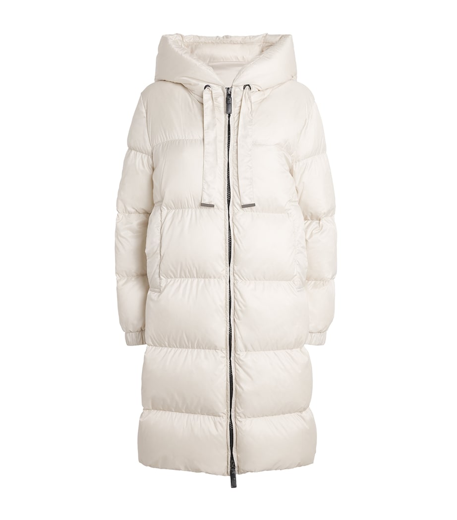 Max Mara White The Cube Quilted Parka