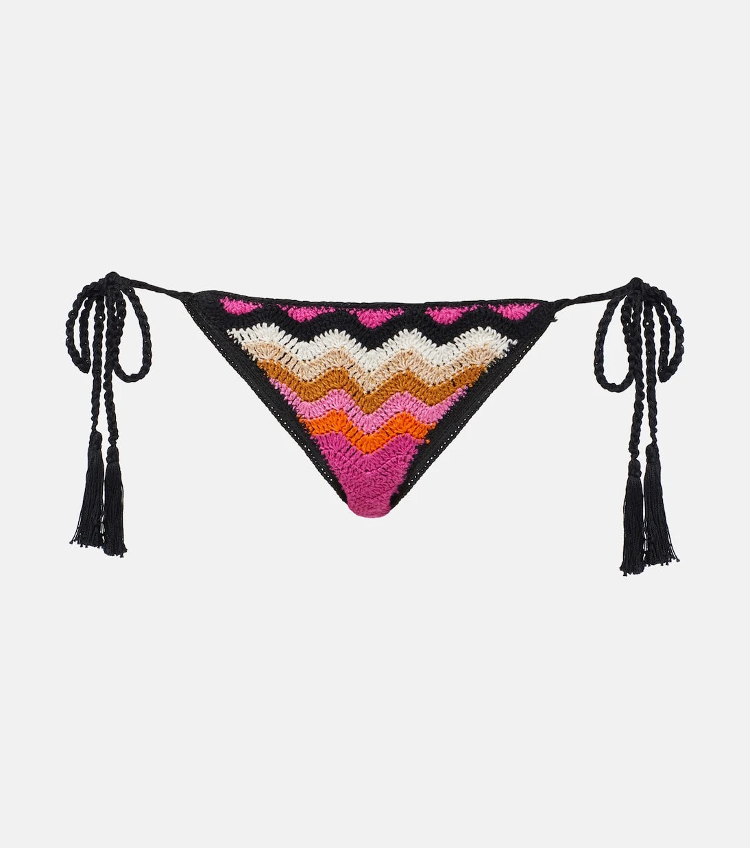 Anna Kosturova - Striped cotton bikini bottoms