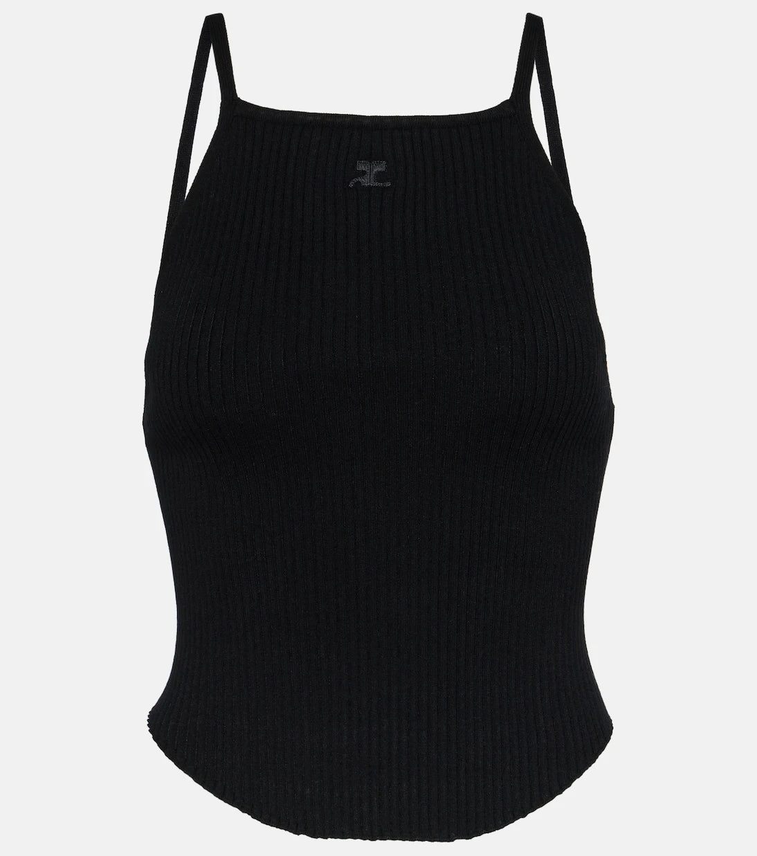 Courrèges - Ribbed-knit tank top