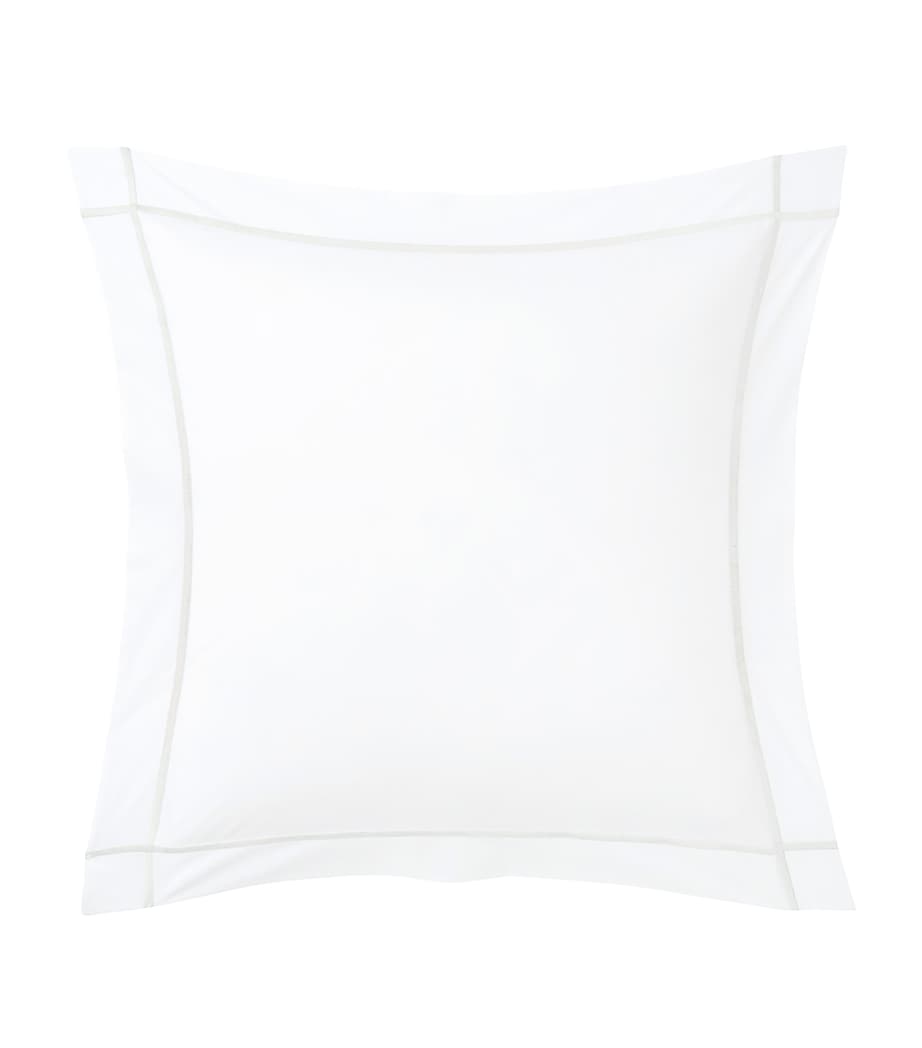 Yves Delorme Athena Blanc Square Pillowcase (65cm x 65cm)