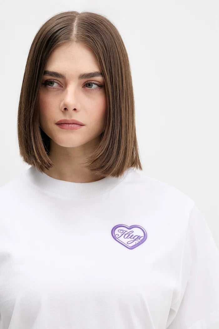 HUGO Blue тениска дамска от памук Vintage Tee_B_8