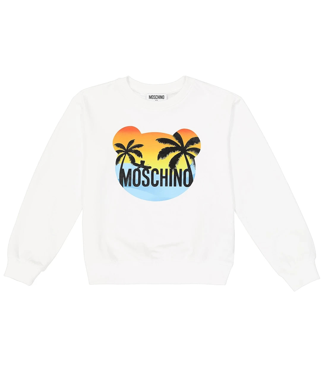 Moschino Kids - Printed cotton-blend sweatshirt