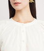 Cotton Lace-Trim Faye Blouse