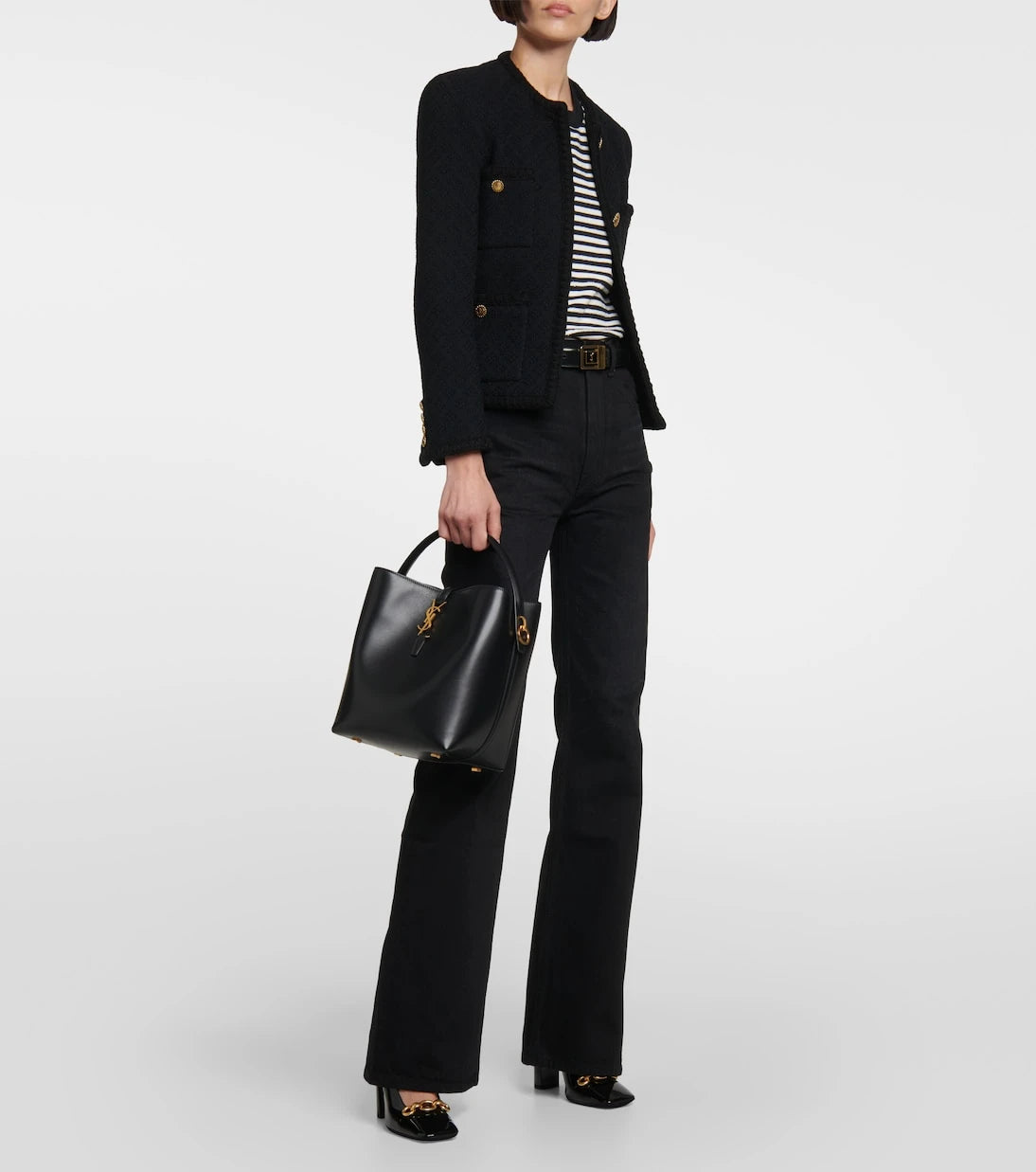 Saint Laurent - Le 37 leather bucket bag