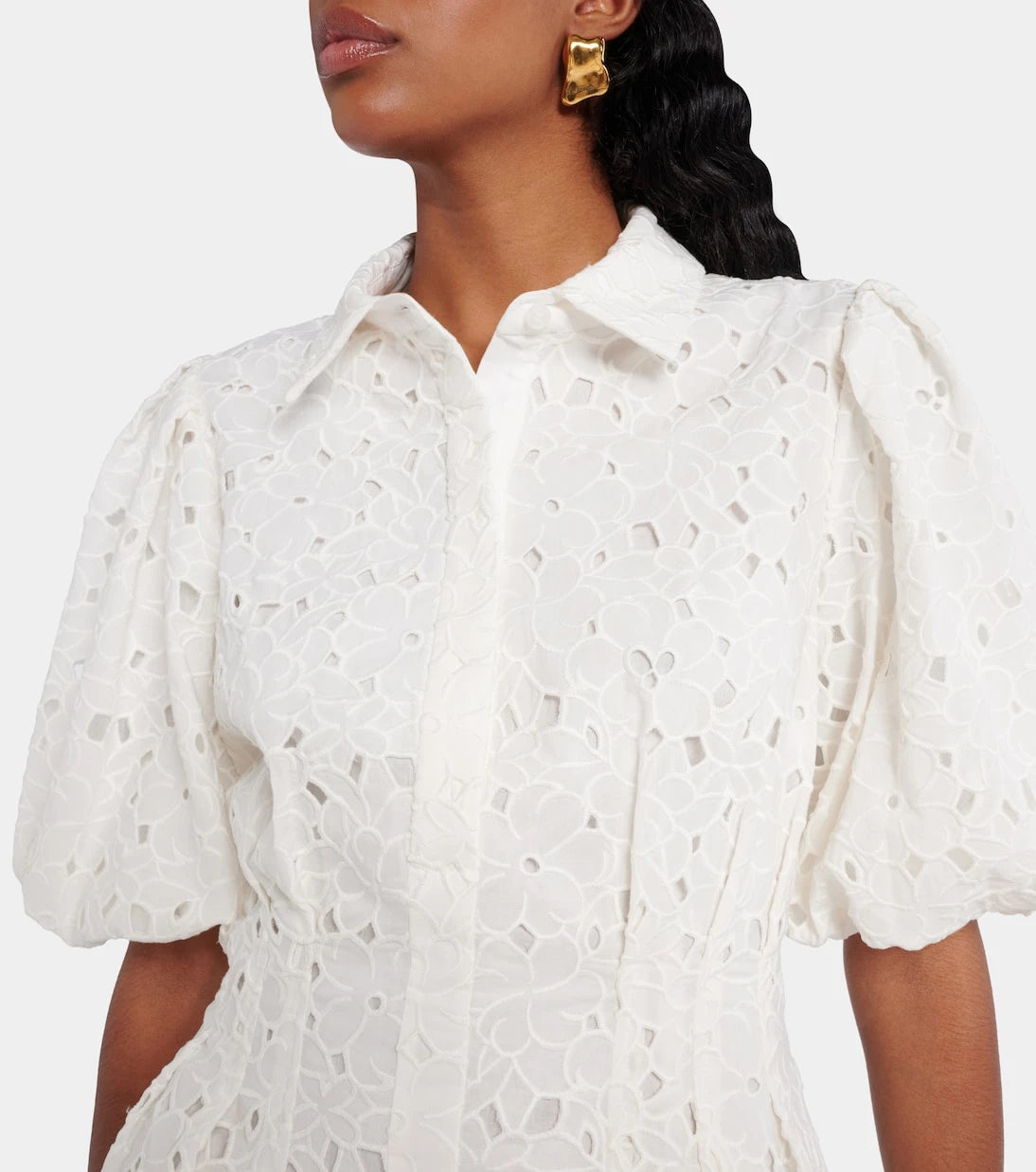 Simkhai - Cleo broderie anglaise cotton minidress