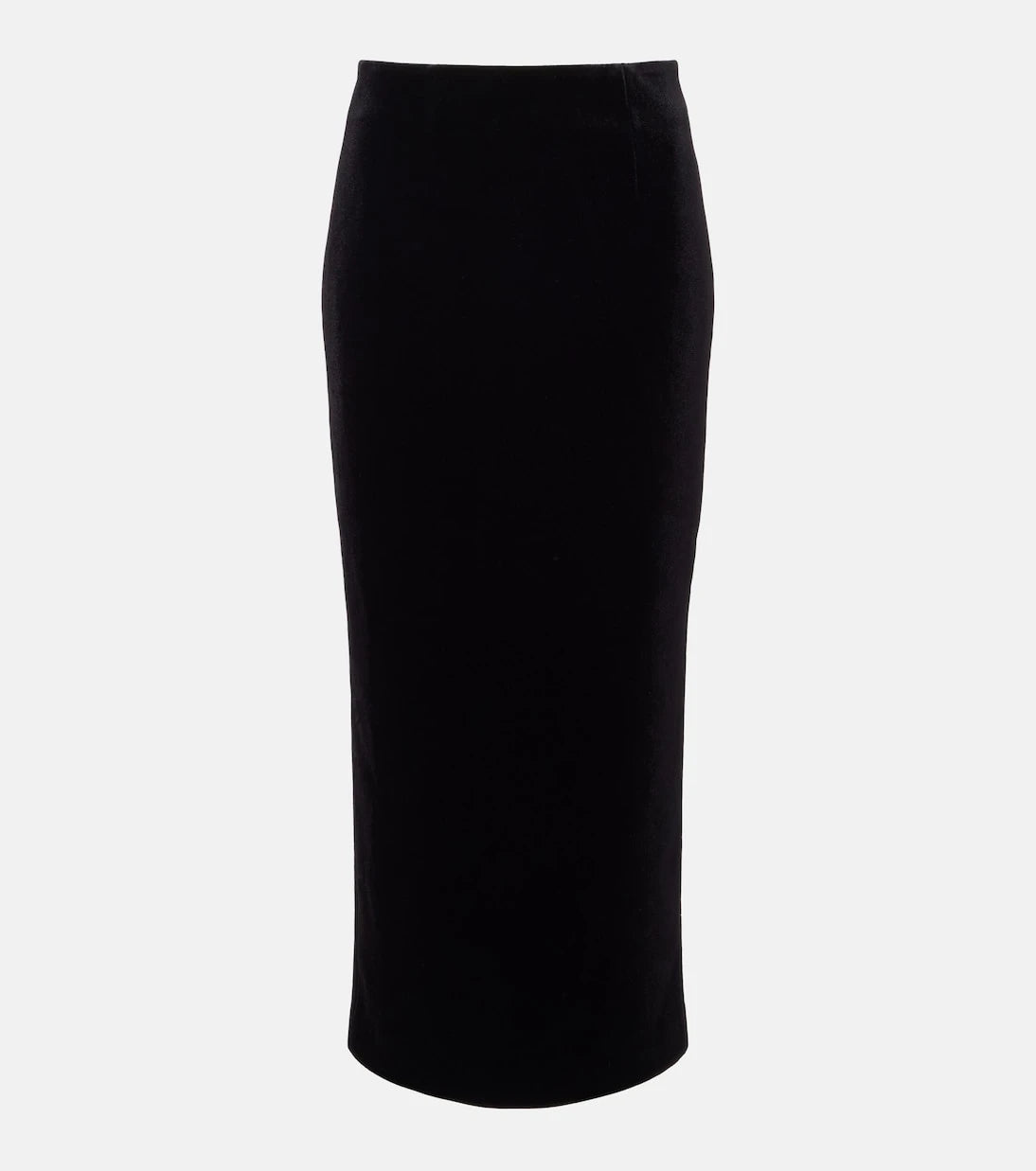 Roland Mouret - Velvet midi skirt