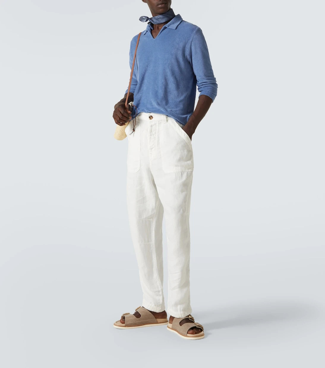 Fedeli - Peter cotton terry polo shirt