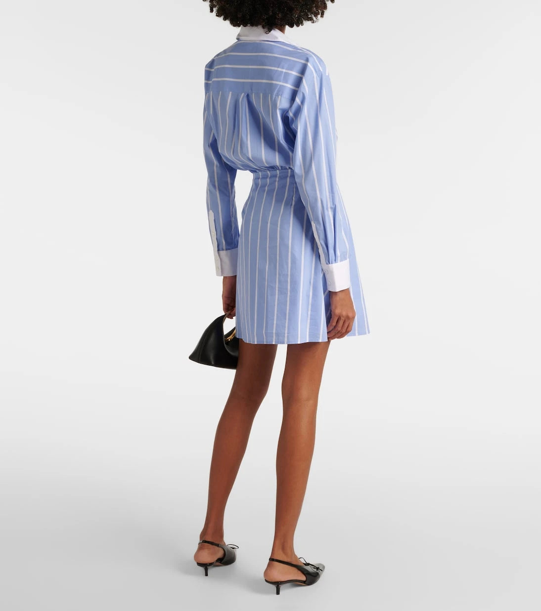 Veronica Beard - Poppe striped cotton-blend shirt dress