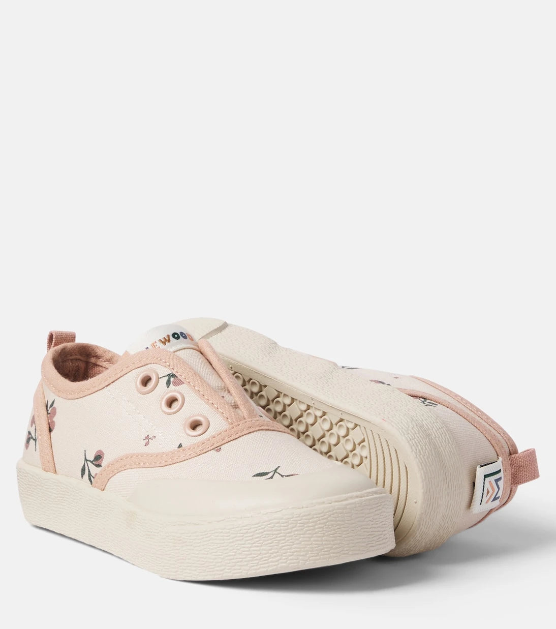 Liewood - Danilo floral canvas slip-on shoes