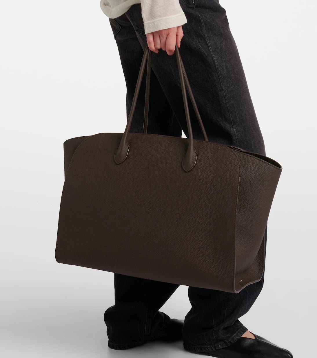 The Row - Marlo 17 leather tote bag