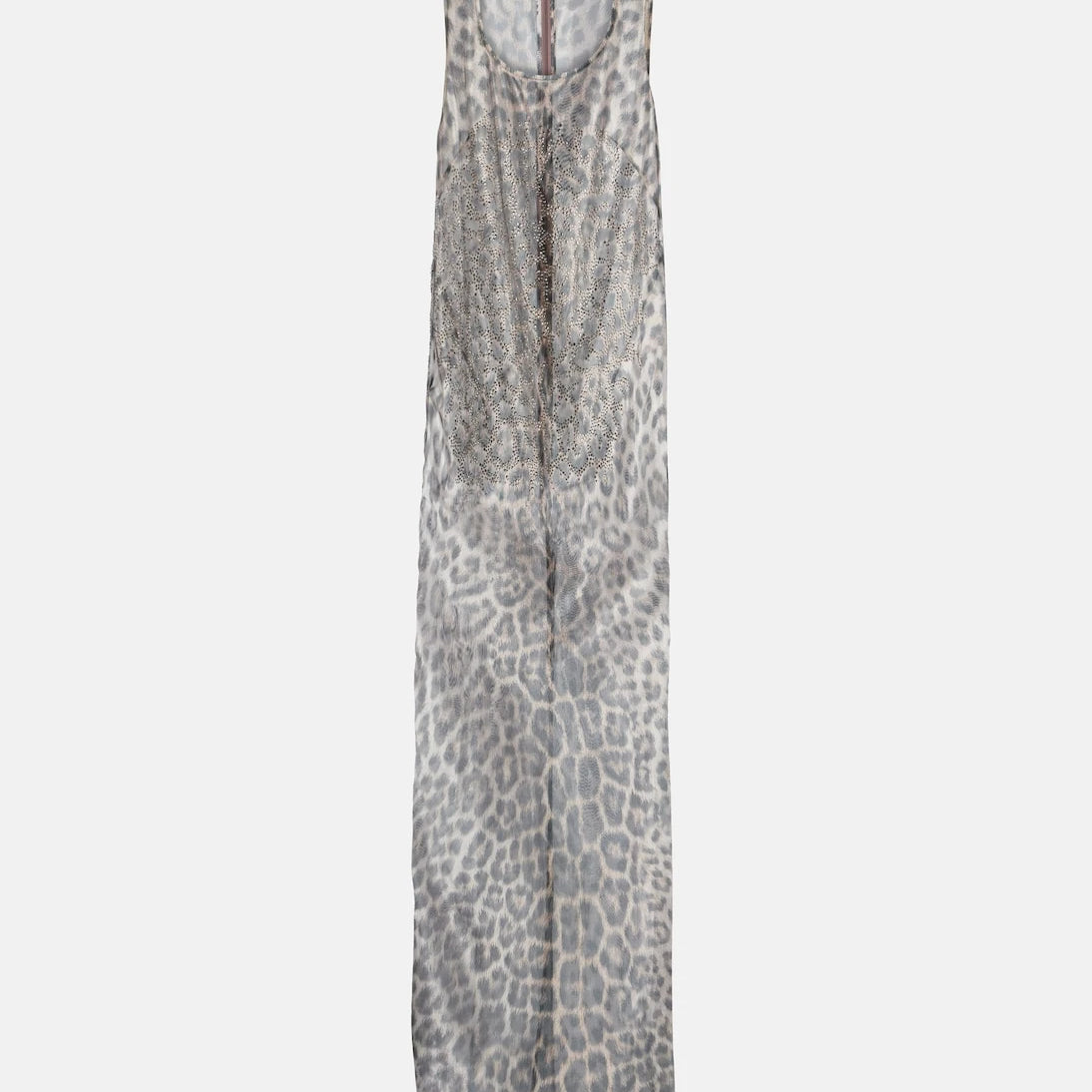 Jacques Wei - Crystal-embellished tulle maxi dress