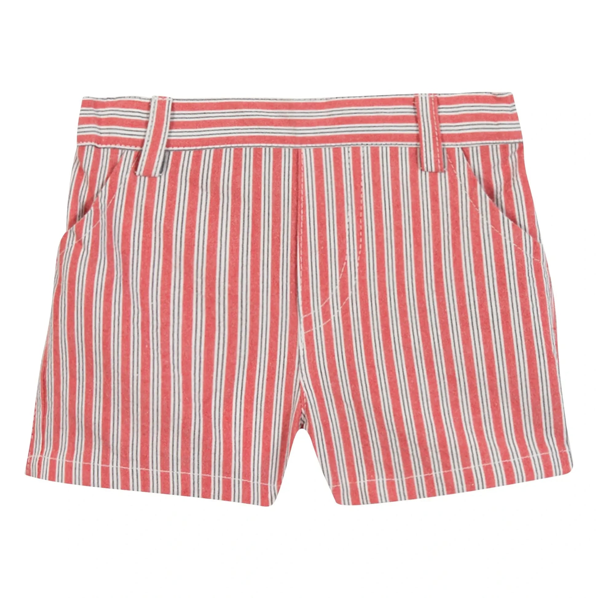Tartine et Chocolat - Striped shorts | Red