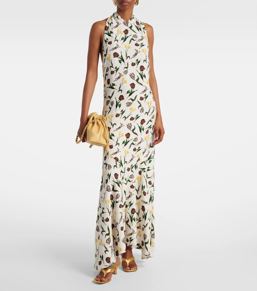 Marni - Floral poplin maxi dress