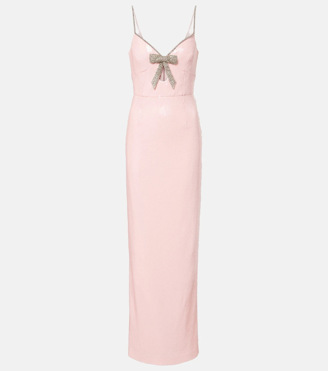 Rebecca Vallance - Lena bow-detail sequined gown