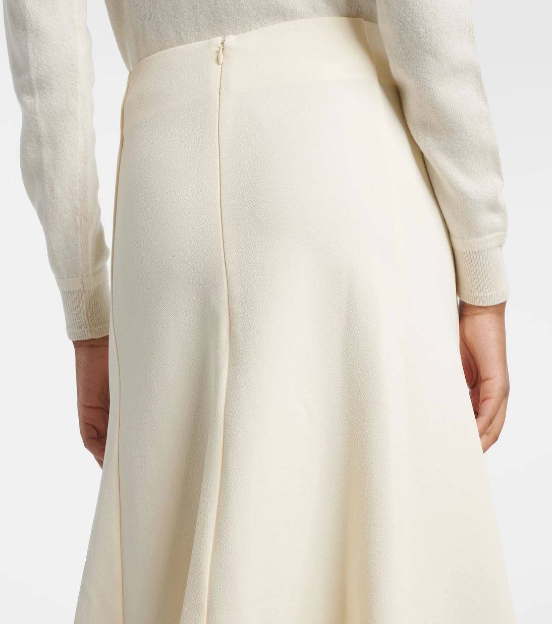Jil Sander - High-rise midi skirt