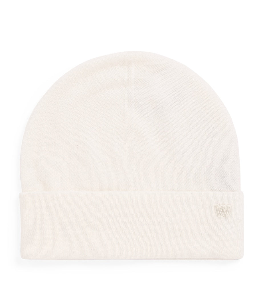 White Cashmere Beanie