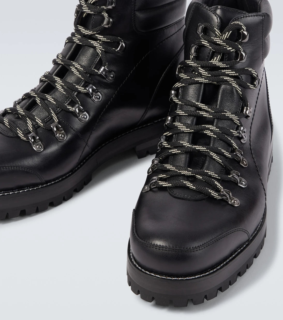 Manolo Blahnik - Janka leather lace-up boots
