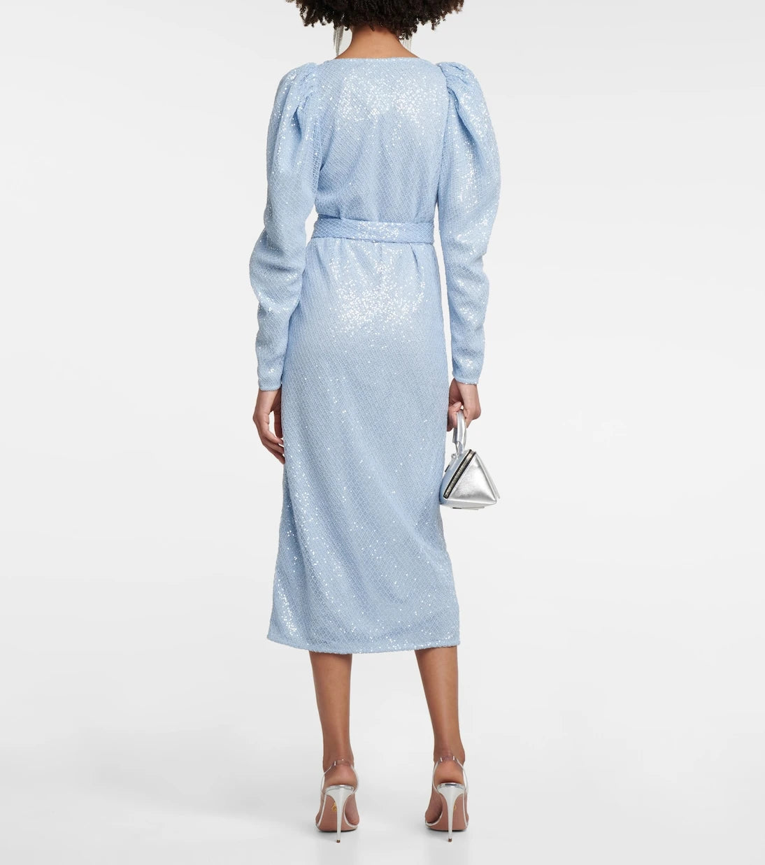 Rotate - Sequined wrap dress