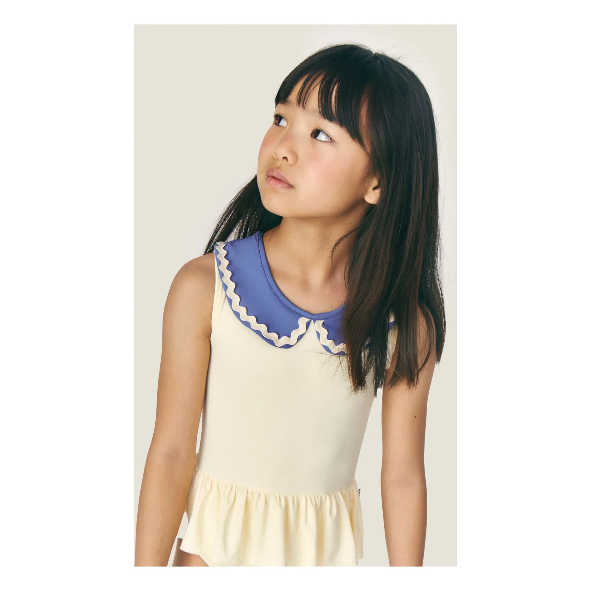Mipounet - Claudine Collar Swimsuit Olie | Blue