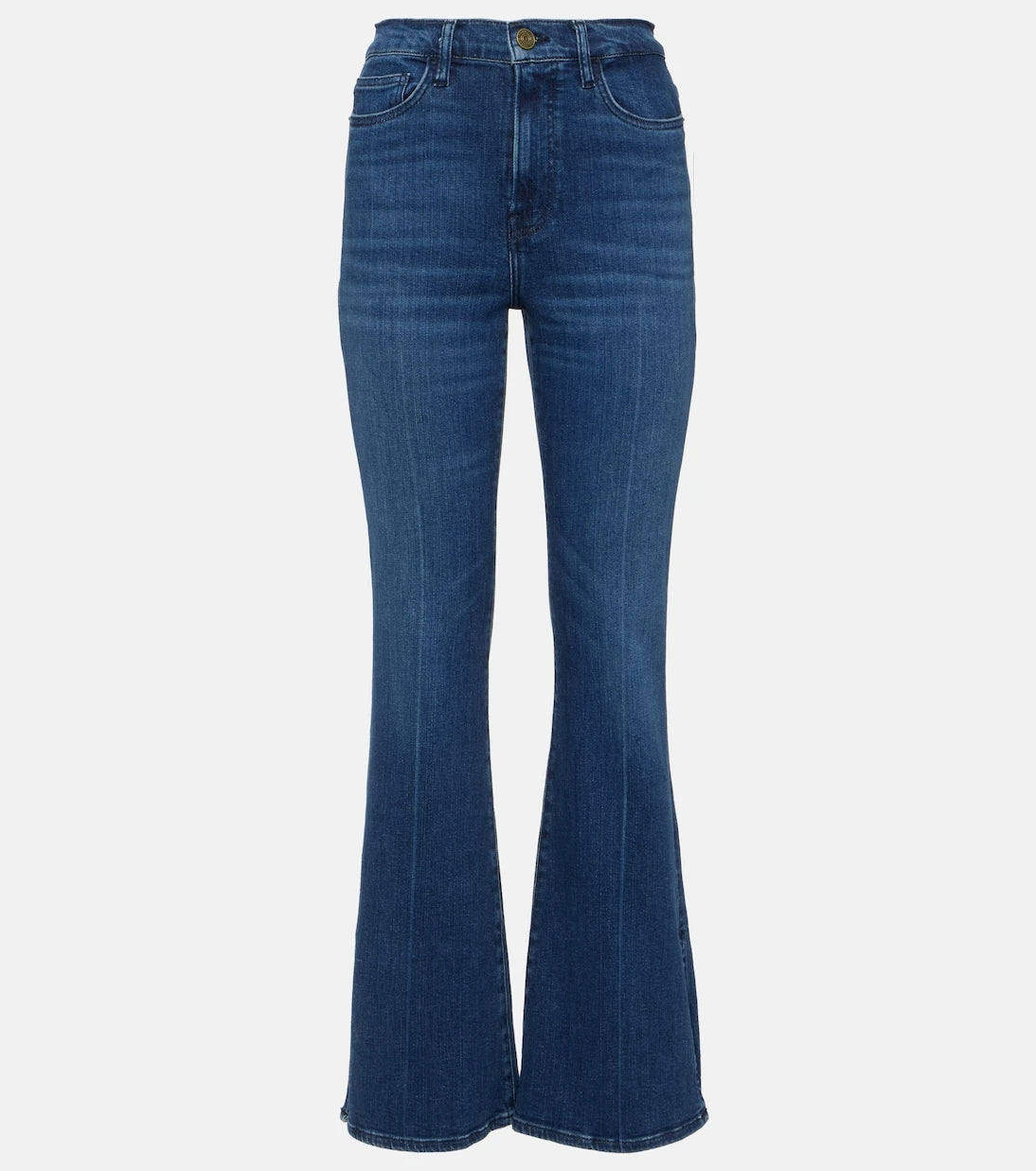 Frame - Le Easy Flare high-rise flared jeans