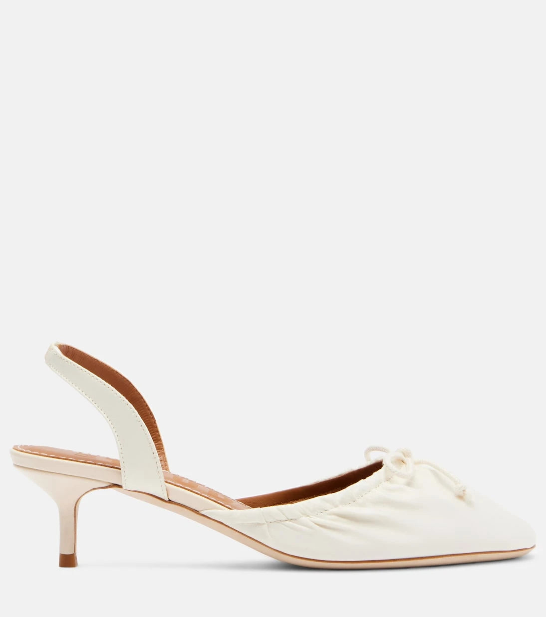 Staud - Alba satin slingback pumps