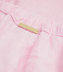 Pink Linen Cassis Shorts