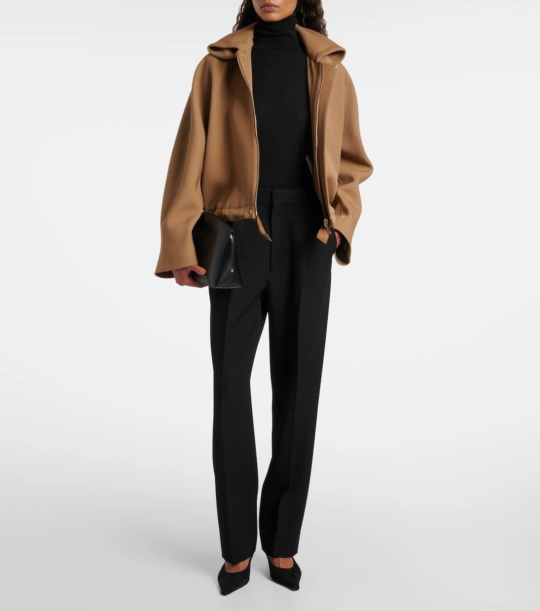 Victoria Beckham - High-rise virgin wool straight pants