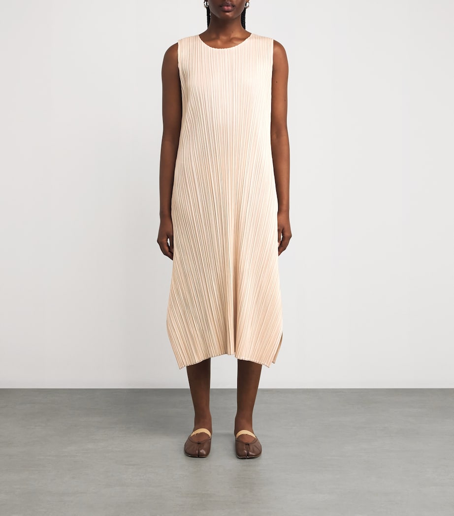 Monthly Colors July Midi Dress LIGHT BEIGE